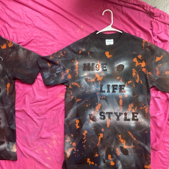 Other - Life Style Kids T-Shirt - Black and Orange
